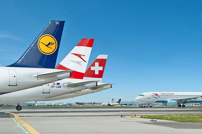 Für die Lufthansa-Airlines Lufthansa, Austrian und Swiss gelten nun einheitliche Regeln im Fall von Flugänderungen