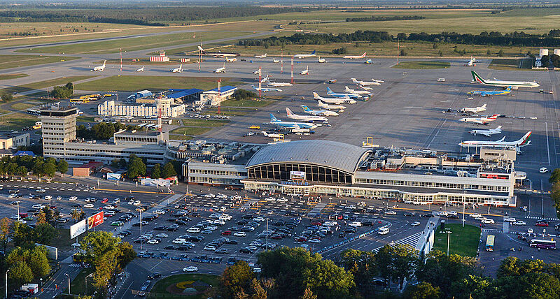 Auch der internationale Flughafen von Kiew wird nicht mehr angeflogen. Foto: Boryspil Airport