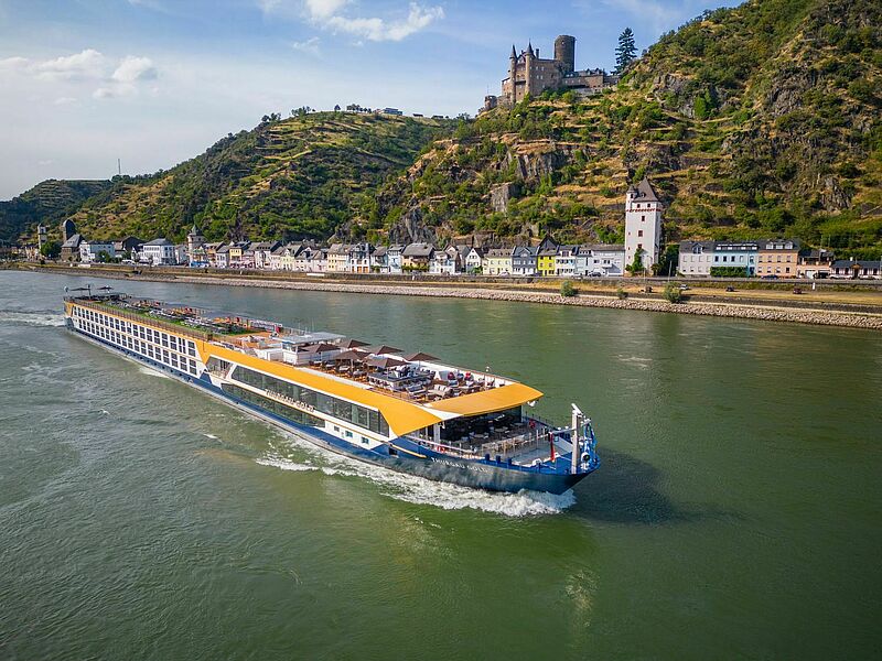 Das neue Flottenmitglied Thurgau Gold kreuzt 2024 auf Rhein und Donau. Foto: Thurgau Travel 
