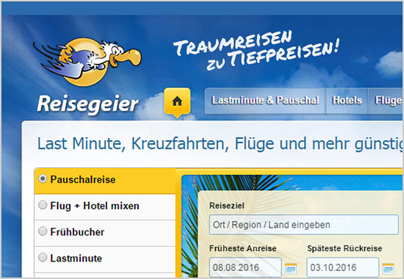 Pleitegeier: Auch mehrere kleine Reiseportale von Unister haben jetzt Insolvenz angemeldet