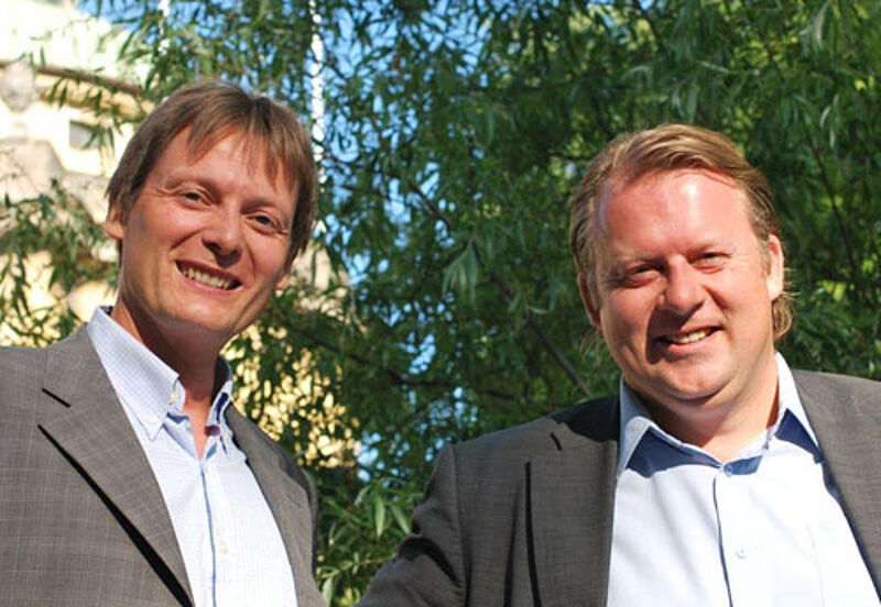 Gründeten den Außendienst der Touristik: Ralph Wissenbach (links) und Peter Draeger