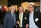 Kevin Keogh, Vertriebschef von DER Touristik (links), mit Hans Stadler von der ERV und ta-Chefredakteur Matthias Gürtler