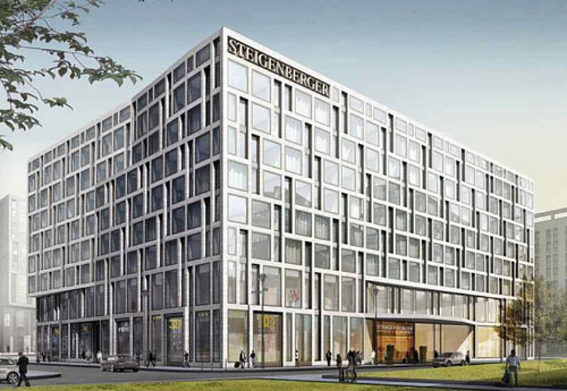 Neubau in Berlin: das Steigenberger Hotel Am Kanzleramt eröffnet am 1. Mai. Modell: Steigenberger