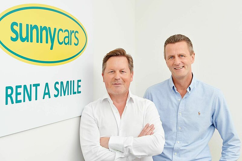 Die Sunny-Cars-Geschäftsführer Thorsten Lehmann (links) und Kai Sannwald sorgen mit Sunny Air Solutions für frischen Wind