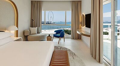 Hotelzimmer mit Meerblick