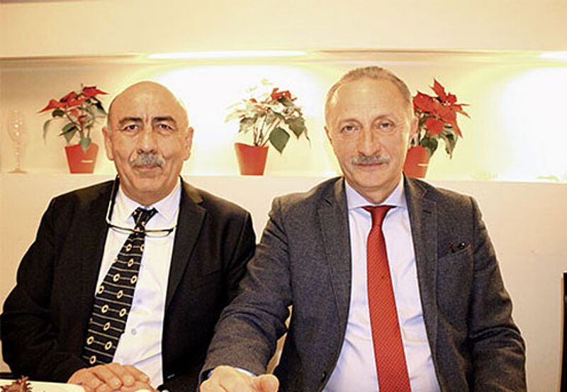 Sehen für die türkische Ägäis-Küste großes Potenzial: Deniz Atabay, Bürgermeister von Didim, und Hikmet Atilla von der Incoming Agentur Raffinesse Travel