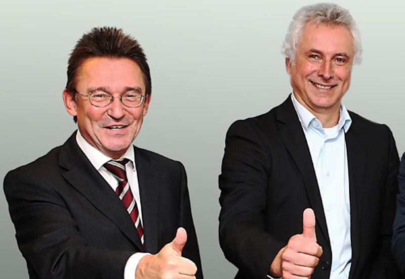 Jürgen Marbach (rechts im Bild) freut sich auf die Zusammenarbeit mit Aldiana-Geschäftsführer Peter Wennel