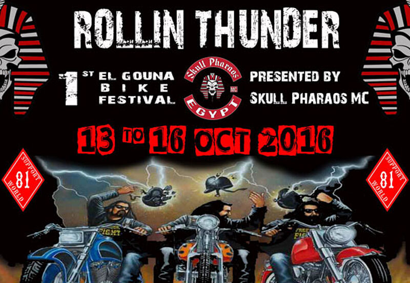 Zum Rollin Thunder Biker-Festival werden Besucher aus aller Welt erwartet