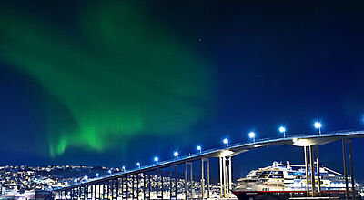 Motiv der neuen Norwegen-Kampagne: das Nordlicht