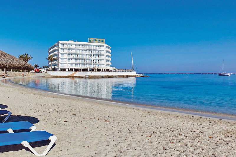 Das Universal Beach Marques liegt am Es-Trenc-Strand auf Mallorca. Foto: Universal Beach Hotels