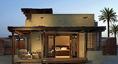 Das neue Sir Bani Yal Al Yamm Villa Resort hat 30 Lodges