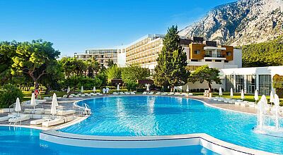 Ein Blick auf die Poolanalage im Club Beldibi Ein Blick auf die Poolanalage im Club Beldibi