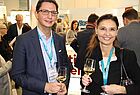Bernardo Löwenstein vom Reisebüro Lion Travel mit Irina Akimova von FCM Travel