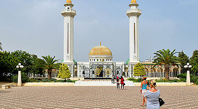 Mausoleum der Familie des tunesischen Ex-Präsidenten Habib Bourguiba in Monastir