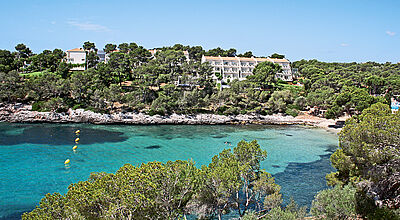 Blick auf das jetzige Blau Porto Pedro