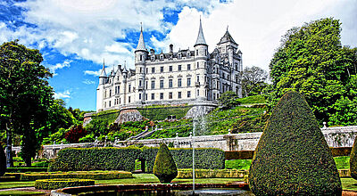 Das „Märchenschloss“ Dunrobin Castle in den Highlands ist eins der Ziele auf der neuen Schottland-Reise von Trendtours