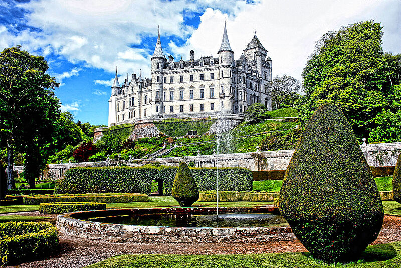 Das „Märchenschloss“ Dunrobin Castle in den Highlands ist eins der Ziele auf der neuen Schottland-Reise von Trendtours