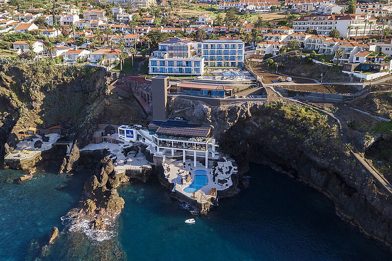Zum Sentido Galo Resort gehört eine private Schwimmbucht