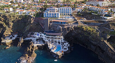 Zum Sentido Galo Resort gehört eine private Schwimmbucht
