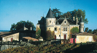 Das Château de la Grave in Bourg