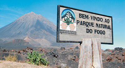 Der Pico do Fogo ist der einzige noch aktive Vulkan der Kapverden.