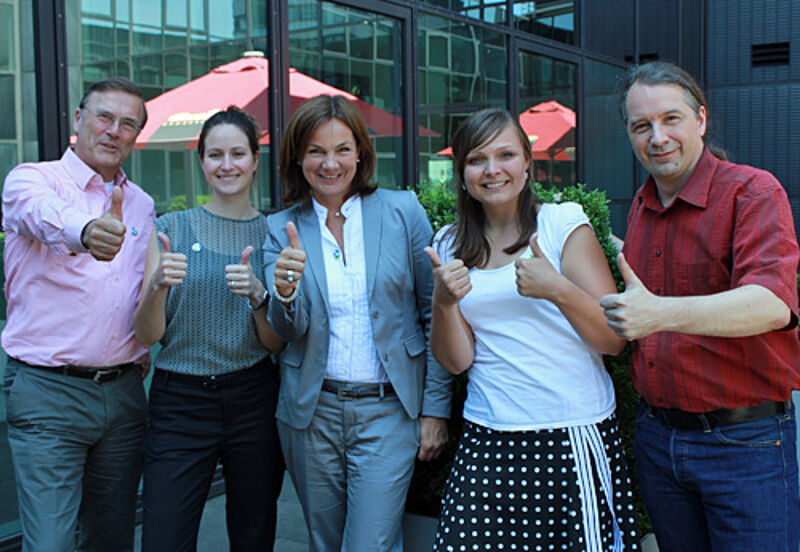 Der neue Futouris-Vorstand (von links): Hasso von Düring, Larissa Kirmair, Tina Kirfel, Swantje Lehners und Christian Baumgartner