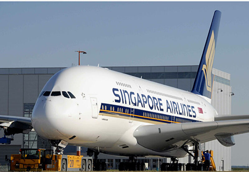 Jetzt lässt auch Singapore Airlines Triebwerke von A380-Fliegern checken
