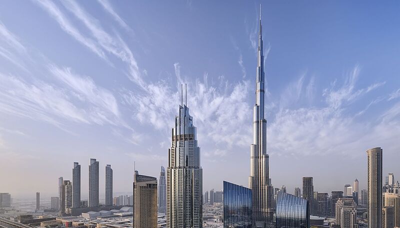 Das Kempinski The Boulevard Dubai liegt nicht weit vom Burj Khalifa entfernt