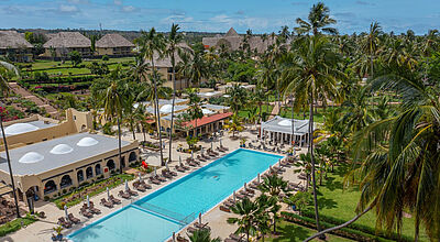 Das TUI Blue Bahari Zanzibar ist bisher das einzige Haus im Osten Afrikas. Resorts an der kenianischen Küste sollen folgen