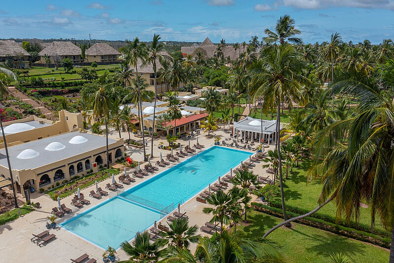 Das TUI Blue Bahari Zanzibar ist bisher das einzige Haus im Osten Afrikas. Resorts an der kenianischen Küste sollen folgen