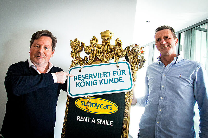 Haben ihr Unternehmen gestärkt aus der Krise geführt: die Sunny-Cars-Geschäftsführer Thorsten Lehmann und Kai Sannwald