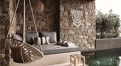 Die Amyth Sea View Pool Suite im Amyth of Mykonos