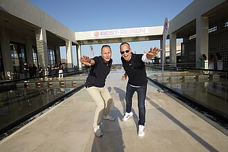 Gastgeber-Duo: die Vorstände Frank Winkler (links) und Cornelius Meyer. Foto: Jörg Sänger