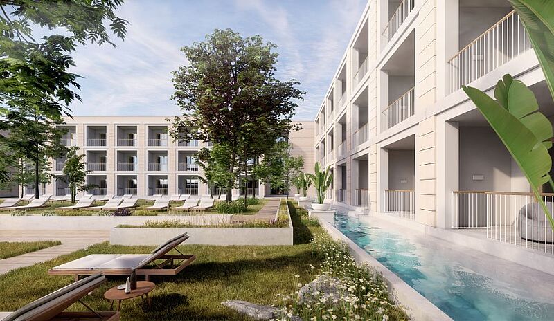 30 Swim-up-Zimmer für Familien bietet das Anantara Vilamoura Algarve Resort. Foto: Anantara