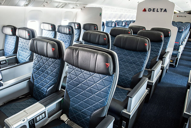 Künftig auch auf Delta-Flügen nach Europa: die Premium Economy „Delta Premium Select“