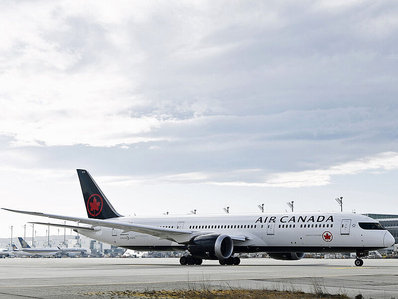 Maschine von Air Canada in München: Deutschland-Strecken sollen von Streichungen verschont bleiben. Foto: Air Canada