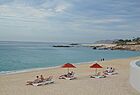 Strand am Marquis Los Cabos, geht man einige Meter weiter, darf man auch im Meer baden