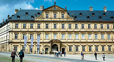 Bamberg besitzt ein reiches Architekturerbe. Im Bild ist die neue Residenz.