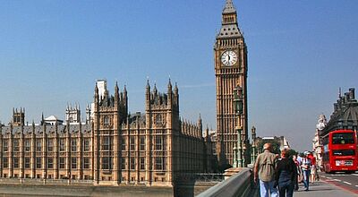 In England sind Reisende aus dem Euro-Raum derzeit besonders günstig unterwegs