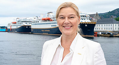 Die gebürtige Finnin Pia Kuusisto ist Head of Sales der norwegischen Rederei im DACH-Markt. Foto: Martin Giskegjerde-Oclin
