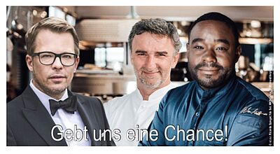 Hoteliers und Gastronomen haben sich mit einer Anzeigen-Kampagne in Tageszeitungen an die Bundesregierung gewendet Hoteliers und Gastronomen haben sich mit einer Anzeigen-Kampagne in Tageszeitungen an die Bundesregierung gewendet