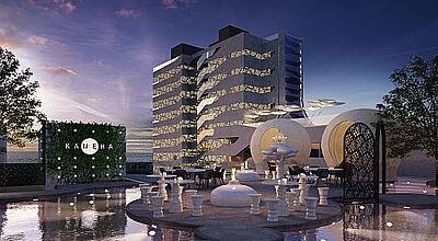 Direkten Meerblick haben die Gäste vom Kameha Bay Portals auf Mallorca, das 2012 eröffnen wird