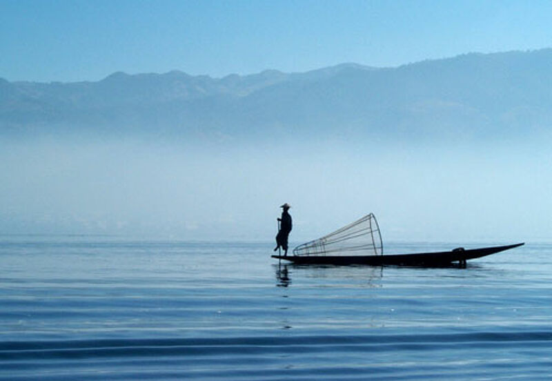 Anwärter auf den Titel Unesco-Weltnaturerbe: der Inle-See in Myanmar
