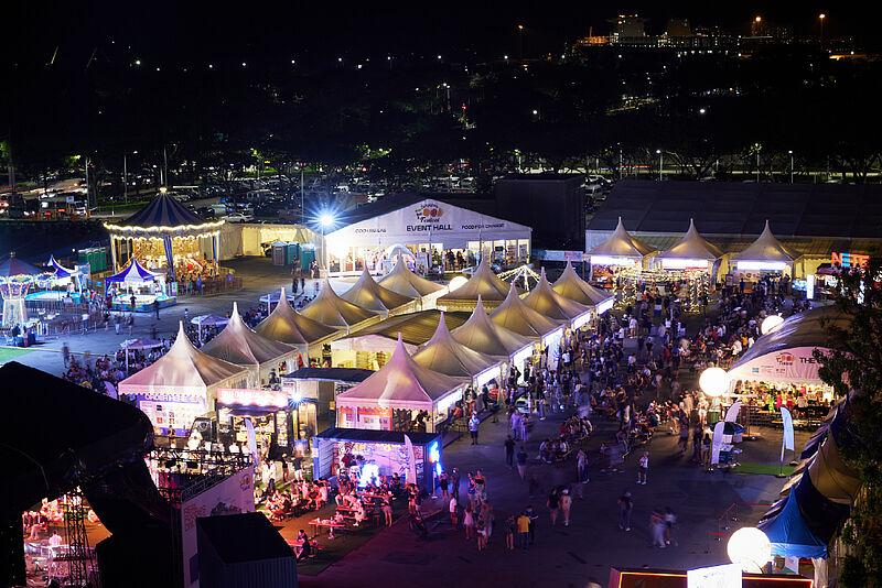 So präsentiert sich das Festival Village des SFF