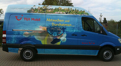 Das TUI Reisemobil macht in 25 Städten in Deutschland halt