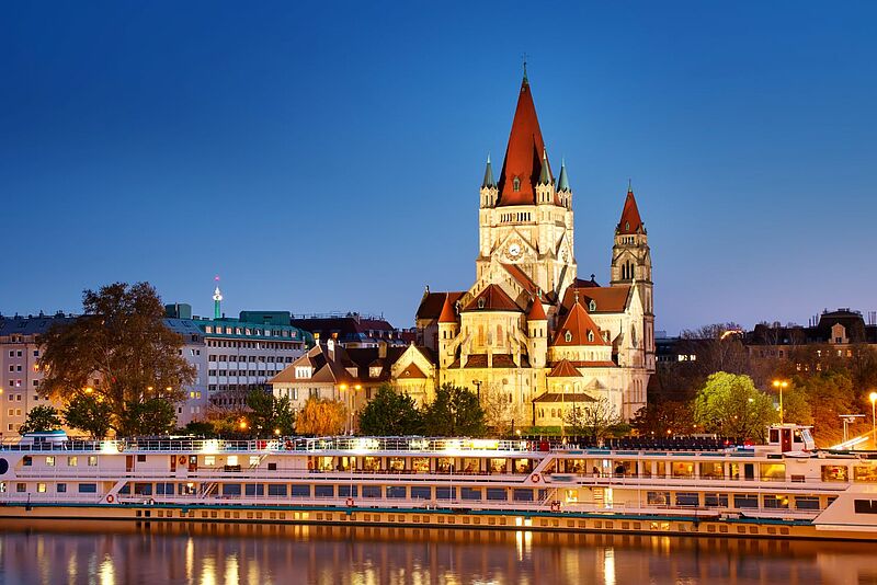 Wien, hier die Franz-von-Assisi-Kirche, zählt seit Mittwoch zu den Risikogebieten