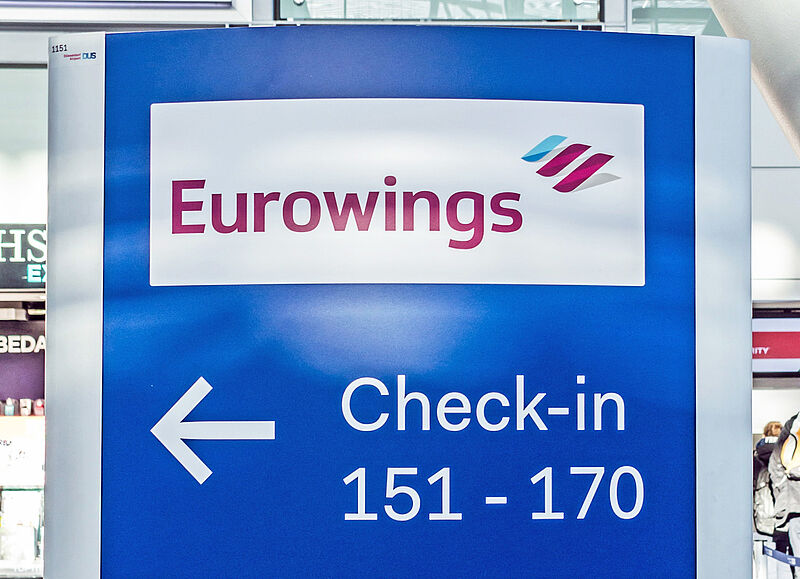 Teurer Check-in: Eurowings hat die Gebühren für das Einchecken am Flughafen erhöht
