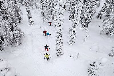 Mit Schneeschuhen durchs Nirgendwo Mit Schneeschuhen durchs Nirgendwo
