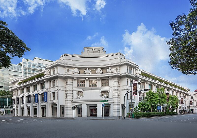 Altes Gebäude, neues Hotel: das Capitol Kempinski Hotel Singapore bietet 157 Zimmer