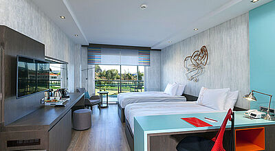 Blick in das weltweit erste Vib-Hotel in Antalya